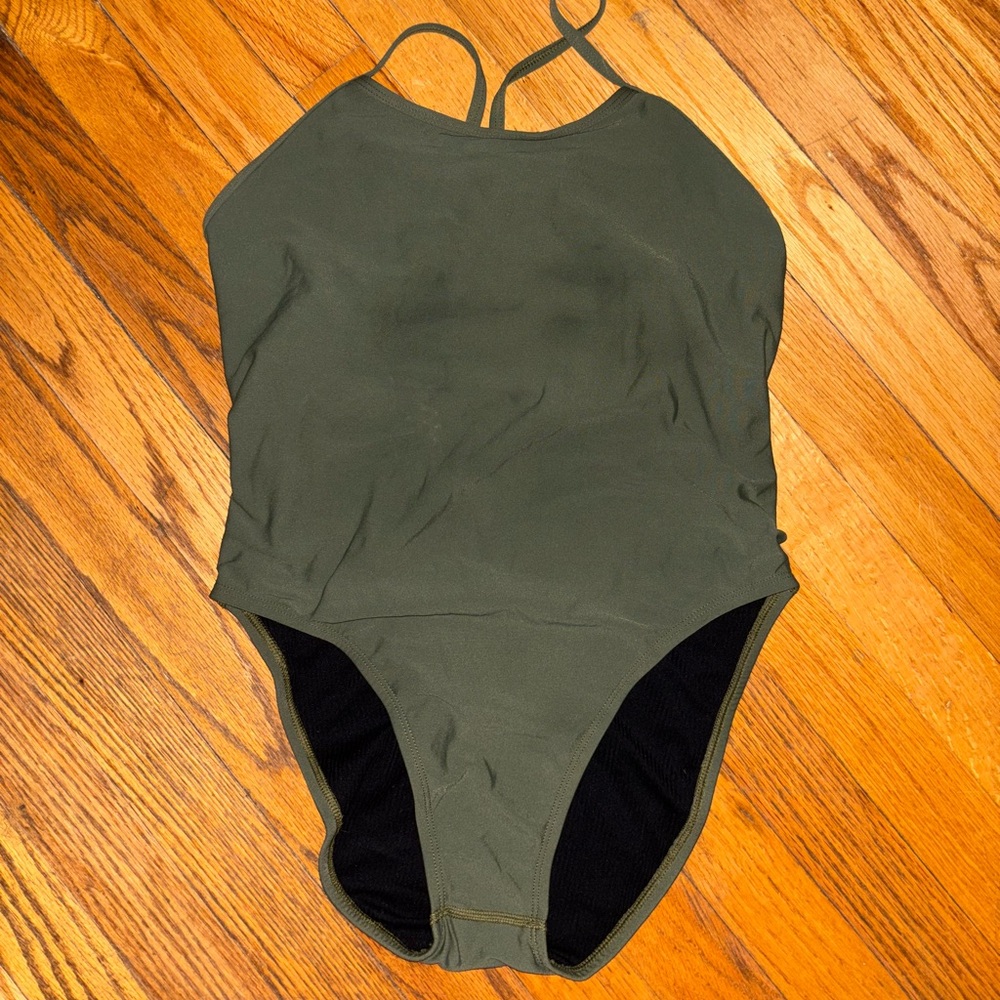 Jolyn Women’s Olive Green Swimsuit